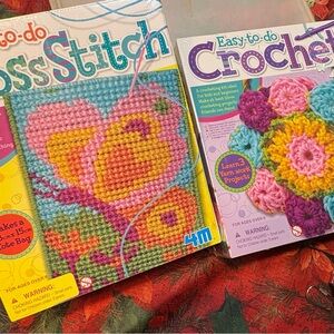 4M two kits learn how to Crochet & knit